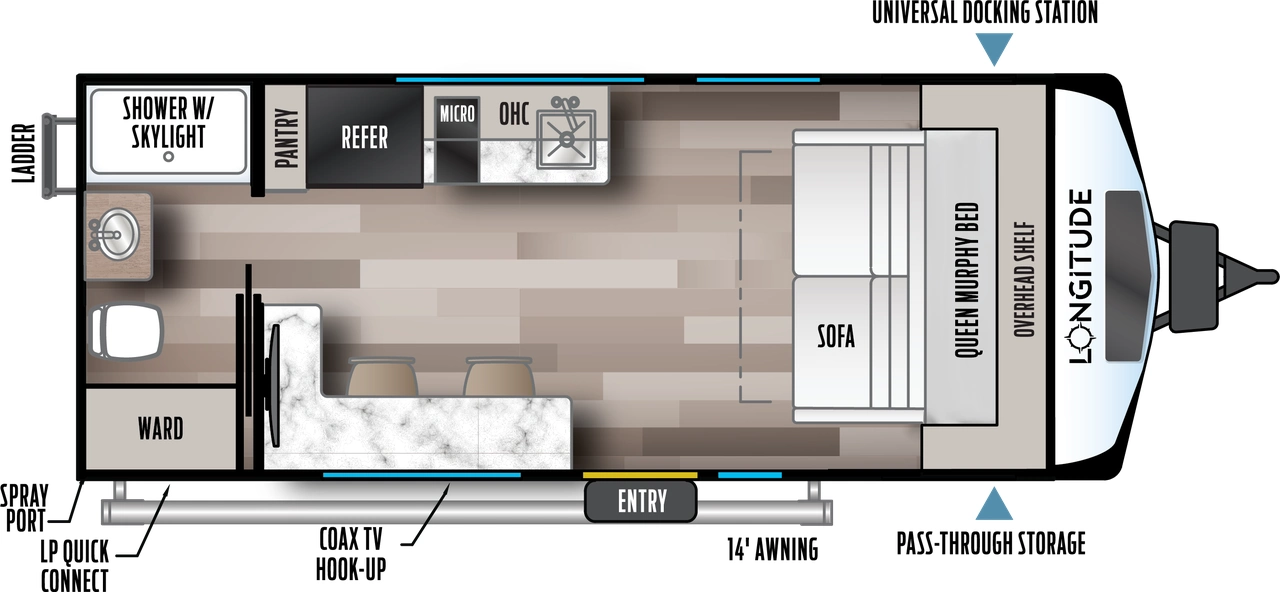 Longitude 160MRBLE Floorplan